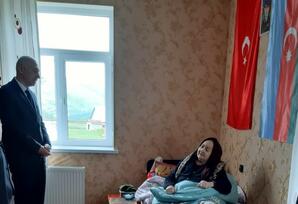 Yardımlıda şəhid ailələri ziyarət olunub