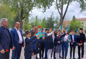 İsmayıllı rayonunda yerləşən Heydər Əliyev Mərkəzi ziyarət olunub FOTOLAR