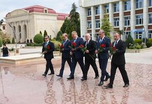 Ağsuda Ümummilli Lider Heydər Əliyevin 100 illiyi ilə bağlı tədbir keçirilib - FOTOLAR 