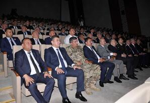 Ağdamda Ulu Öndərin yubileyinə  həsr edilmiş tədbir keçirilib FOTOLAR