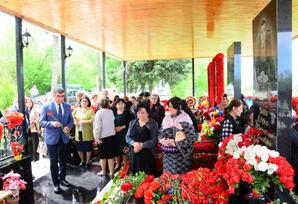 AĞSTAFADA ŞƏHİD  ELVİN İMAMƏLİYEVİN DOĞUM GÜNÜNDƏ XATİRƏSİ ANILIB FOTOLAR