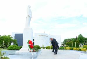 Ulu Öndərin yubileyi Ağstafada ehtiramla qeyd olunub FOTOLAR
