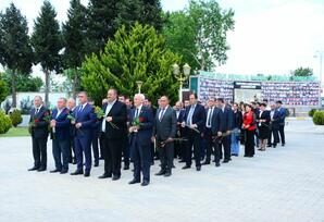 Ulu Öndərin yubileyi Ağstafada ehtiramla qeyd olunub FOTOLAR