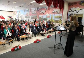 Ankarada Ümummilli Lider Heydər Əliyevin 100 illiyi ilə əlaqədar tədbir keçirilib FOTOLAR