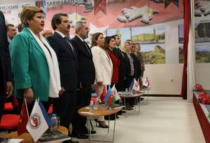 Ankarada Ümummilli Lider Heydər Əliyevin 100 illiyi ilə əlaqədar tədbir keçirilib FOTOLAR