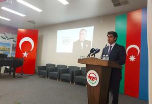 Ankarada Ümummilli Lider Heydər Əliyevin 100 illiyi ilə əlaqədar tədbir keçirilib FOTOLAR