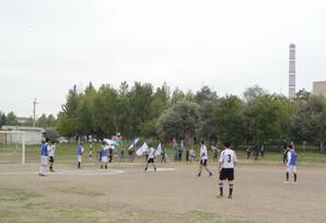 Mingəçevirdə Ümummilli Liderin yubileyinə həsr edilmiş futbol turnirinə start verildi FOTOLAR