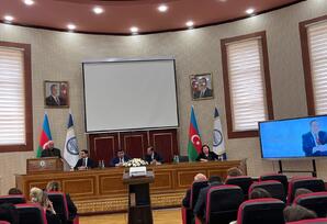 Bakı Dövlət Univeristetində “Heydər Əliyev İli” çərçivəsində tədbir keçirilib FOTOLAR