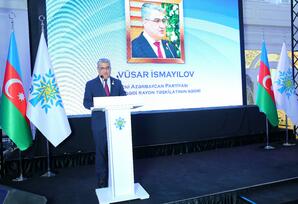 Binəqədi rayonunda Ulu Öndərin yubileyinə həsr olunmuş tədbir keçirilib FOTOLAR