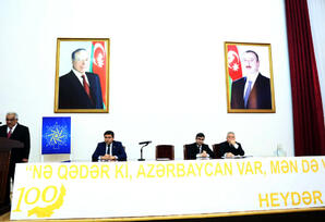 DAŞKƏSƏNDƏ ULU ÖNDƏRİN YUBİLEYİNƏ HƏSR OLUNMUŞ KONFRANS KEÇİRİLİB FOTOLAR