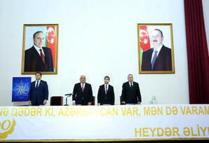 DAŞKƏSƏNDƏ ULU ÖNDƏRİN YUBİLEYİNƏ HƏSR OLUNMUŞ KONFRANS KEÇİRİLİB FOTOLAR