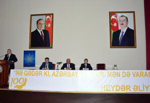 DAŞKƏSƏNDƏ ULU ÖNDƏRİN YUBİLEYİNƏ HƏSR OLUNMUŞ KONFRANS KEÇİRİLİB FOTOLAR