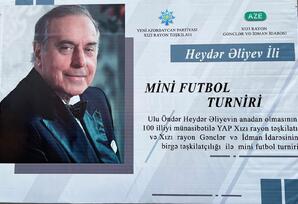 Xızıda mini futbol üzrə rayon turniri keçirilib FOTOLAR