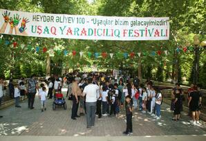 Ağcabədidə  “Uşaq Yaradıcılıq Festivalı” keçirilmişdir FOTOLAR