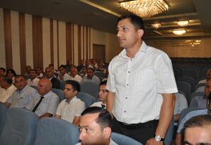 Ərazi partiya təşkilat sədrləri ilə iclas keçirilib FOTOLAR