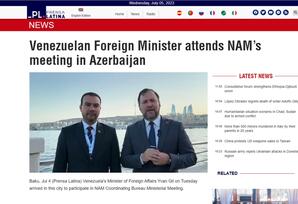 Dünya mediası Qoşulmama Hərəkatının Bakı görüşündən yazır
