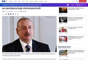 Bosniya və Herseqovina mediası Qoşulmama Hərəkatının nazirlər görüşündən yazır