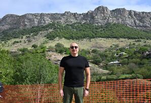 Prezident İlham Əliyev Şuşadadır