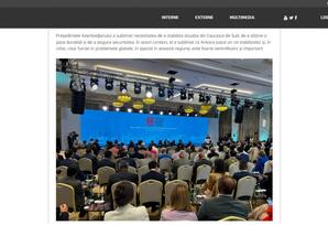 Dünya mediası Qlobal Media Forumundan yazır