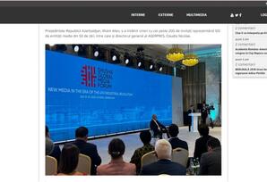 Dünya mediası Qlobal Media Forumundan yazır