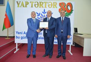 YAP  Tərtər rayon  təşkilatının 30 illiyinə həsr olunmuş tədbir keçirilib FOTOLAR