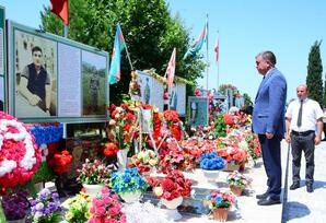 Ağstafada şəhid Mahmud Əhmədovun xatirəsi anılıb FOTOLAR