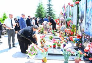 Ağstafada şəhid Mahmud Əhmədovun xatirəsi anılıb FOTOLAR