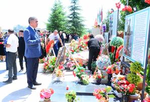 Ağstafada şəhid Mahmud Əhmədovun xatirəsi anılıb FOTOLAR