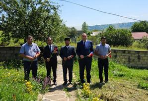 Gədəbəydə şəhid Şəhriyar Hacıyevin məzarı ziyarət olunub FOTOLAR