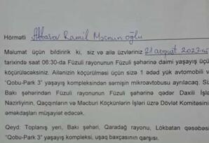 “Böyük Qayıdış”ın “Füzuli salnaməsi”