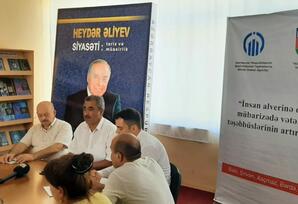 Bərdədə insan alverinə qarşı mübarizə mövzusunda tədbir keçirilib  – FOTO