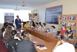 Regionlarda qohum nikahlarla mübarizəyə dair maarifləndirici seminarlar keçirilib FOTO