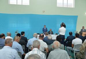 Osakücə kənd inzibati ərazinin sakinləri ilə görüş