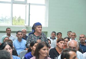 Osakücə kənd inzibati ərazinin sakinləri ilə görüş