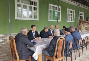 Şəhidin anım günündə xatirəsi yad edildi FOTOLAR