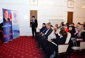 Gənclərimiz Heydər Əliyev irsini dərindən öyrənməlidirlər FOTOLAR