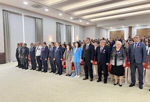 Xızıda Ulu Öndərin 100 illik yubileyinə həsr edilmiş konfrans keçirildi FOTOLAR