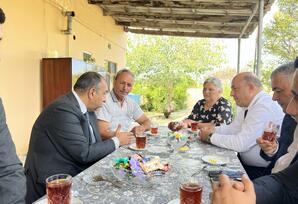 Xızı rayonunda şəhid ailələri ilə görüş keçirilib FOTOLAR