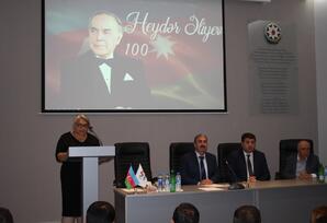 Yasamalda Ümummilli Liderin yubileyinə həsr olunmuş tədbir keçirilib FOTOLAR