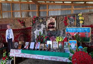 Novoivanovka kəndində şəhid  Bayram Qasımovun məzarı  ziyarət edilib FOTOLAR