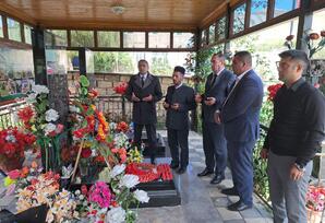 Novoivanovka kəndində şəhid  Bayram Qasımovun məzarı  ziyarət edilib FOTOLAR