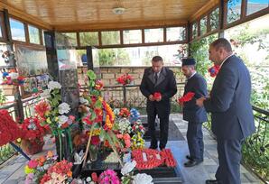 Novoivanovka kəndində şəhid  Bayram Qasımovun məzarı  ziyarət edilib FOTOLAR