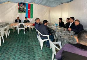 Vətən müharibəsi şəhidinin anım günündə xatirəsi yad edildi FOTOLAR