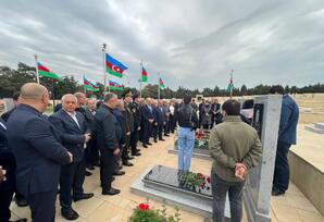 Şəhid Həsənov Faiq Hüseyn oğlunun əziz xatirəsi yad edildi FOTOLAR