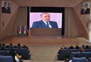 Sabunçu rayonunda “Heydər Əliyev İli” çərçivəsində tədbir keçirilib FOTOLAR