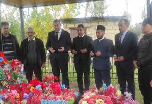 Şahdağ kəndində şəhid Rafiz Hüseynovun xatirəsi anıldı FOTOLAR