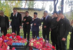 Şahdağ kəndində şəhid Rafiz Hüseynovun xatirəsi anıldı FOTOLAR