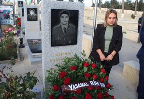 Şəhid Natiq Baxşəliyevin əziz xatirəsi yad olunub FOTOLAR