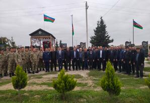 Vətən müharibəsi şəhidinin anım günündə xatirəsi yad edildi FOTOLAR