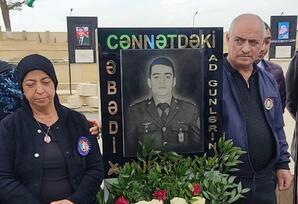 Şəhid Xosrovzadə İlkin Azay oglunun anım mərasimi keçirilib FOTOLAR